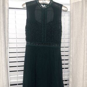 Alya green choker dress small EUC‎